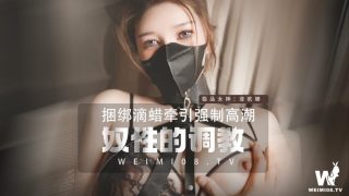 維秘傳媒 – 野貓奴性的調教捆綁滴蠟強制高潮