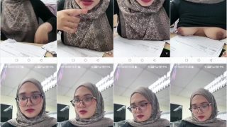 Yungrosa Hijab Malay pap Toket di Kantor